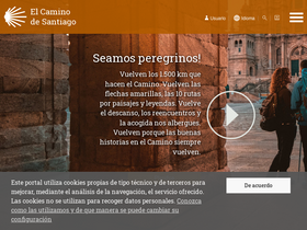 'caminodesantiago.gal' screenshot