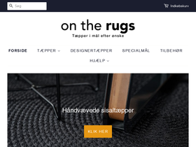 ontherugs.com homepage screenshot