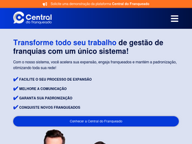 'centraldofranqueado.com.br' screenshot