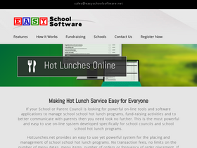 'hotlunches.net' screenshot