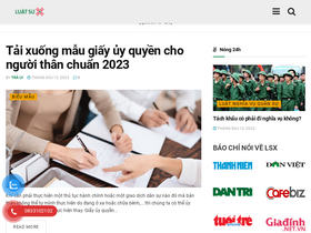'luatsux.vn' screenshot