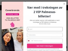 'coverbrands.no' screenshot