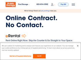 'publicstorage.com' screenshot