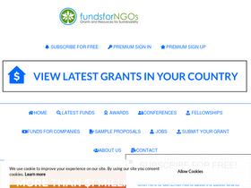 'news.fundsforngos.org' screenshot