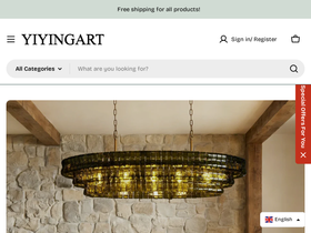 yiyingart.com homepage screenshot