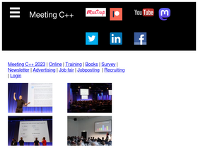 'meetingcpp.com' screenshot