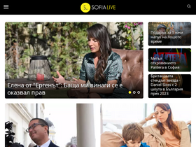 'sofialive.bg' screenshot