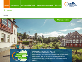 'adfc-radtourismus.de' screenshot