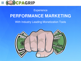 'cpagrip.com' screenshot