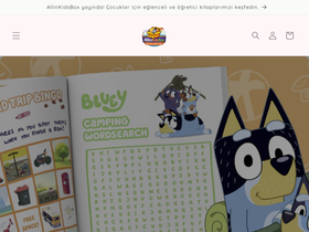 allinkidsbox.com homepage screenshot