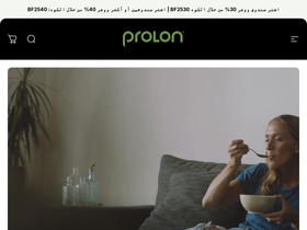 prolon.me homepage screenshot