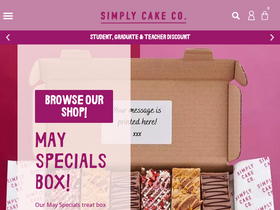 'simplycakeco.com' screenshot