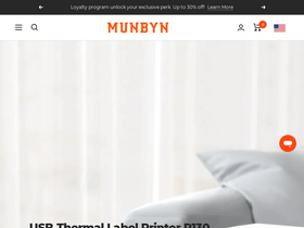 'munbyn.com' screenshot