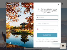 'holidaytourstravel.com' screenshot