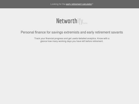 'networthify.com' screenshot
