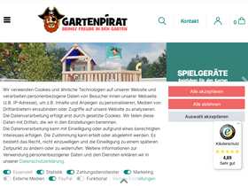 'gartenpirat.de' screenshot