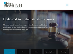 'frostbrowntodd.com' screenshot