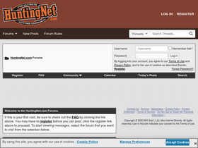 'huntingnet.com' screenshot