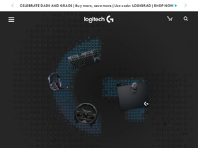 'logitechg.com' screenshot