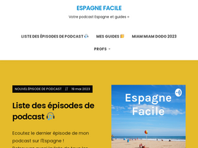 'espagne-facile.com' screenshot