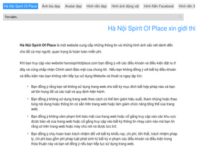 'hanoispiritofplace.com' screenshot