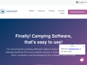 'camping.care' screenshot