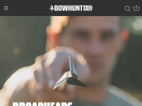 bowhuntingonly.com homepage screenshot
