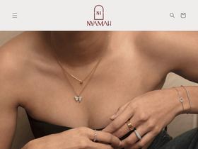 Nyamahjewelry website screenshot