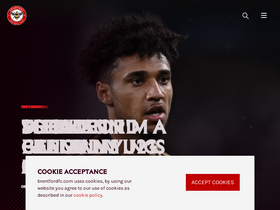 'brentfordfc.com' screenshot