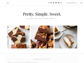 'prettysimplesweet.com' screenshot