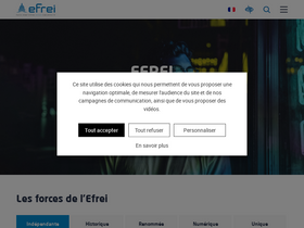 'efrei.fr' screenshot