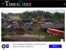 'timesdaily.com' screenshot