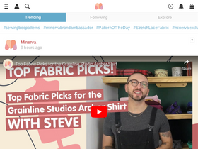 'minerva.com' screenshot