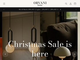ORVANI Home website screenshot