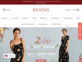 'rihoas.com' screenshot