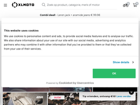 'xlmoto.nl' screenshot