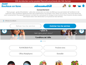 'playmobil.fr' screenshot
