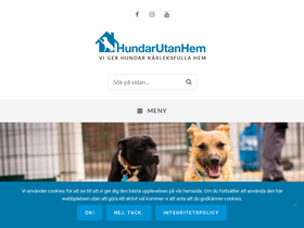 'hundarutanhem.se' screenshot