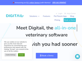 'digitail.io' screenshot