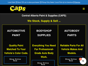 'centralalbertapaintsupply.ca' screenshot
