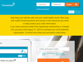 'mytrueidentity.ca' screenshot