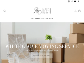 rightnextdoordesigns.com homepage screenshot