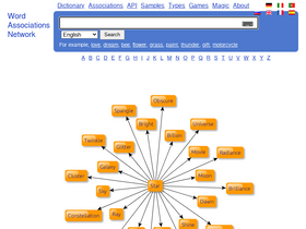 'wordassociations.net' screenshot