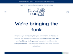 funkdog.com.au homepage screenshot