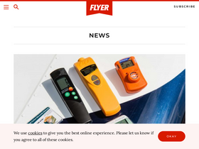 'flyer.co.uk' screenshot