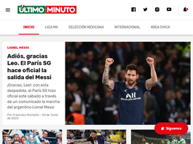 'ultimominuto.news' screenshot
