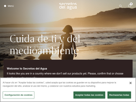 'secretosdelagua.com' screenshot