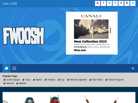 'thefwoosh.com' screenshot