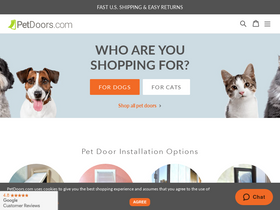 'petdoors.com' screenshot