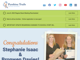 'pembinatrails.ca' screenshot